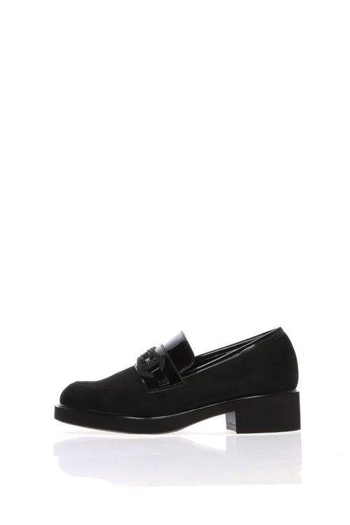 Mocassino marrone e nero con plantare estraibile Cinzia Soft - 1