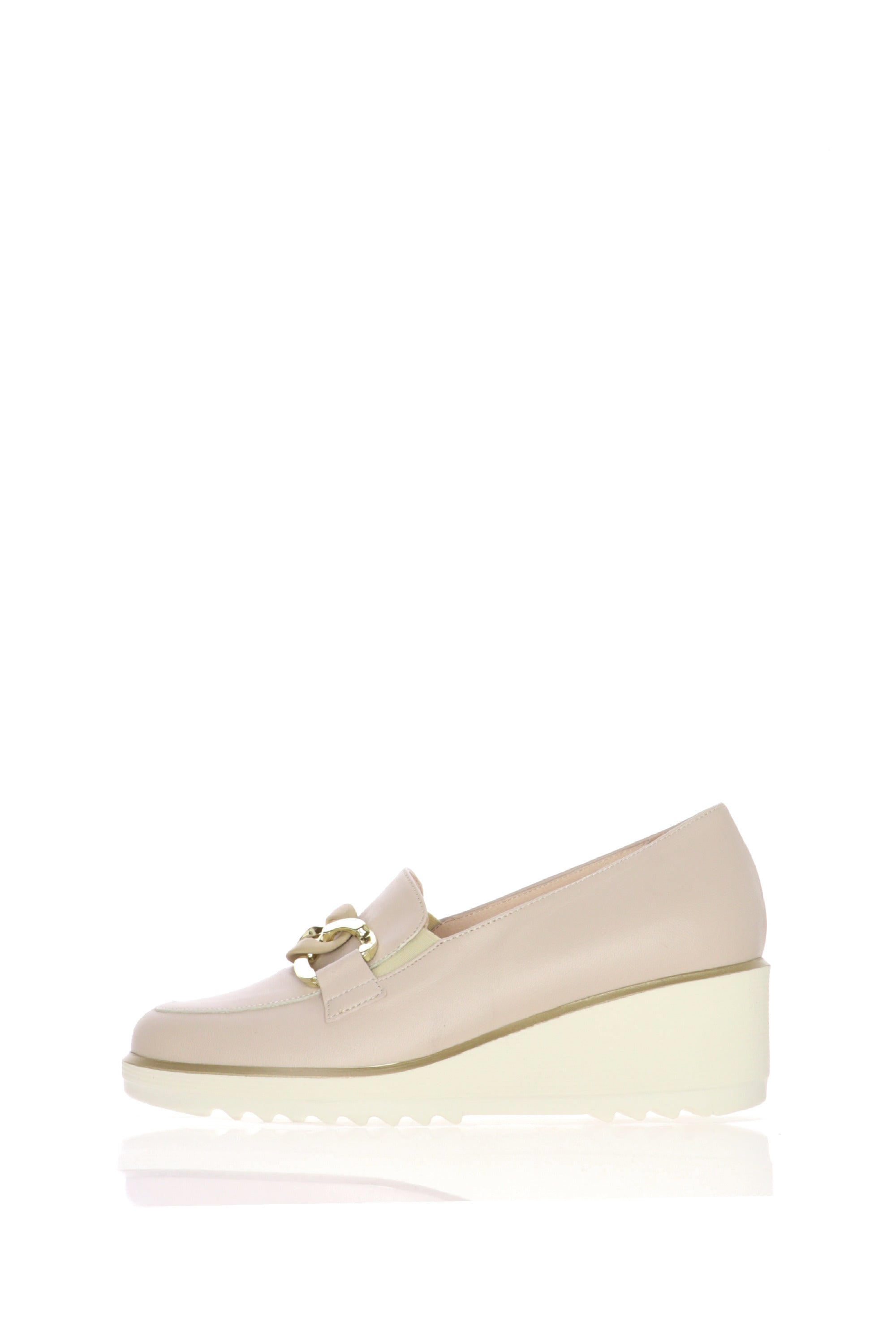 Mocassino morbido beige plantare estraibile Soffice Sogno