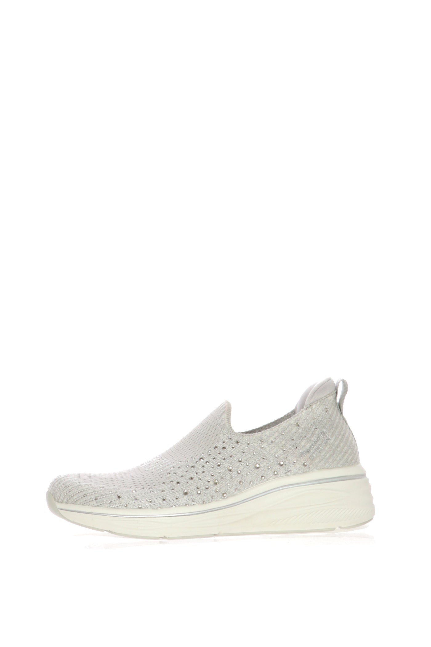 Mocassino nero e bianco in tessuto elastico con strass a colore Tamaris 2