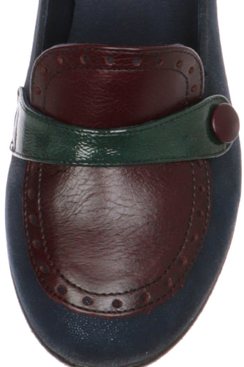 Mocassino tendenza con tacco lavorato Fluchos - 4