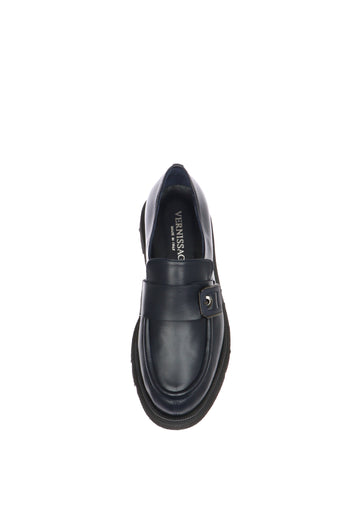 Mocassino tendenza in pelle blu Soffice Sogno - 5