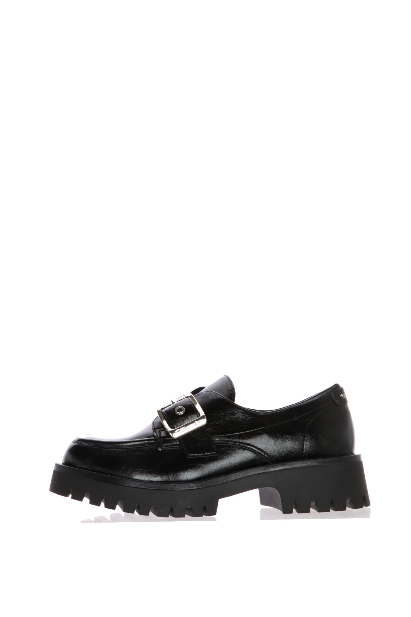 Mocassino tendenza nerocon fibbia Tamaris