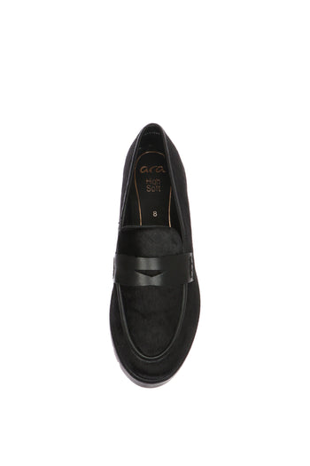 Mocassino cavallino nero modello cambridge Ara - 3