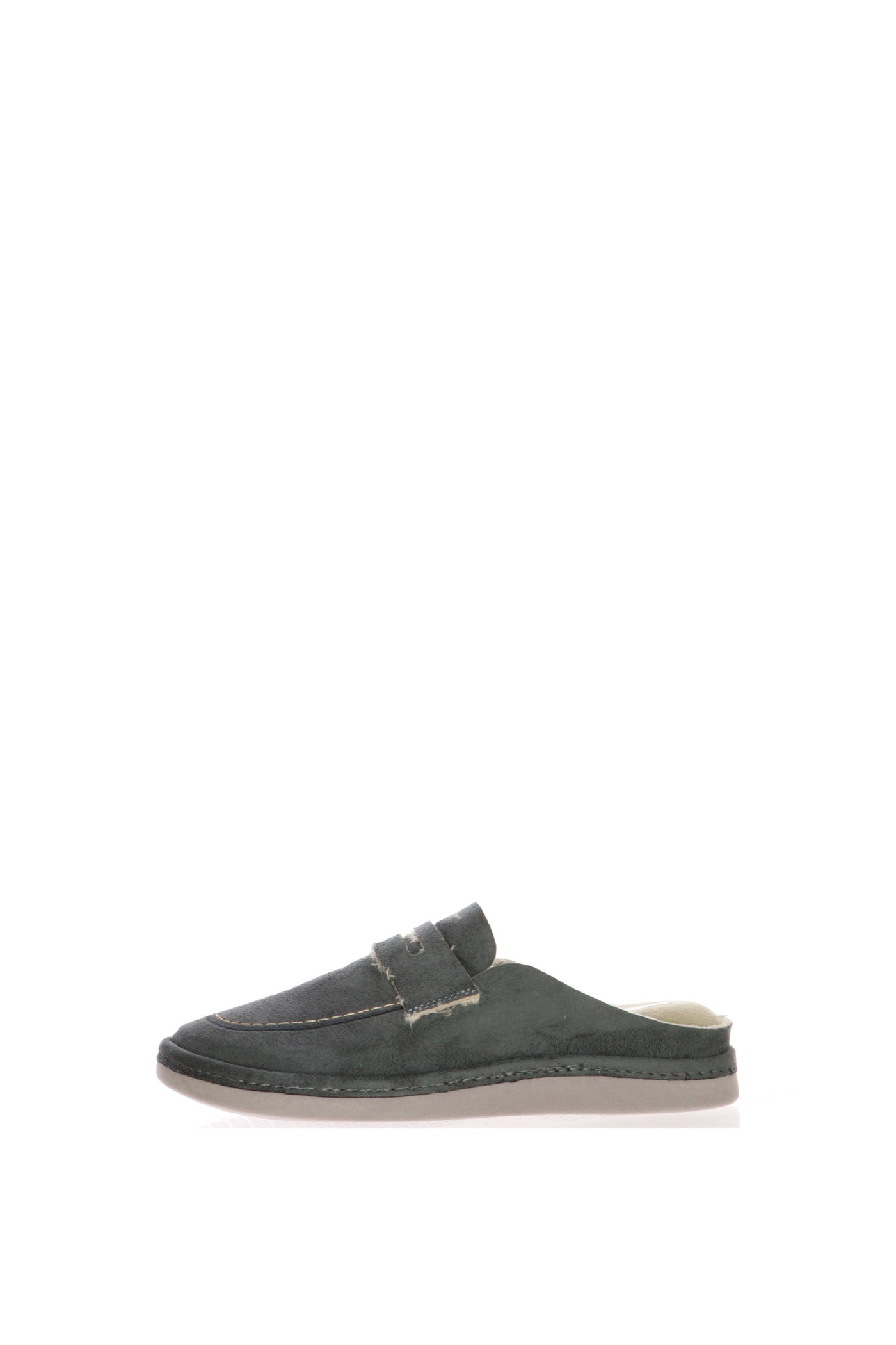 Pantofola calda beige e grigia