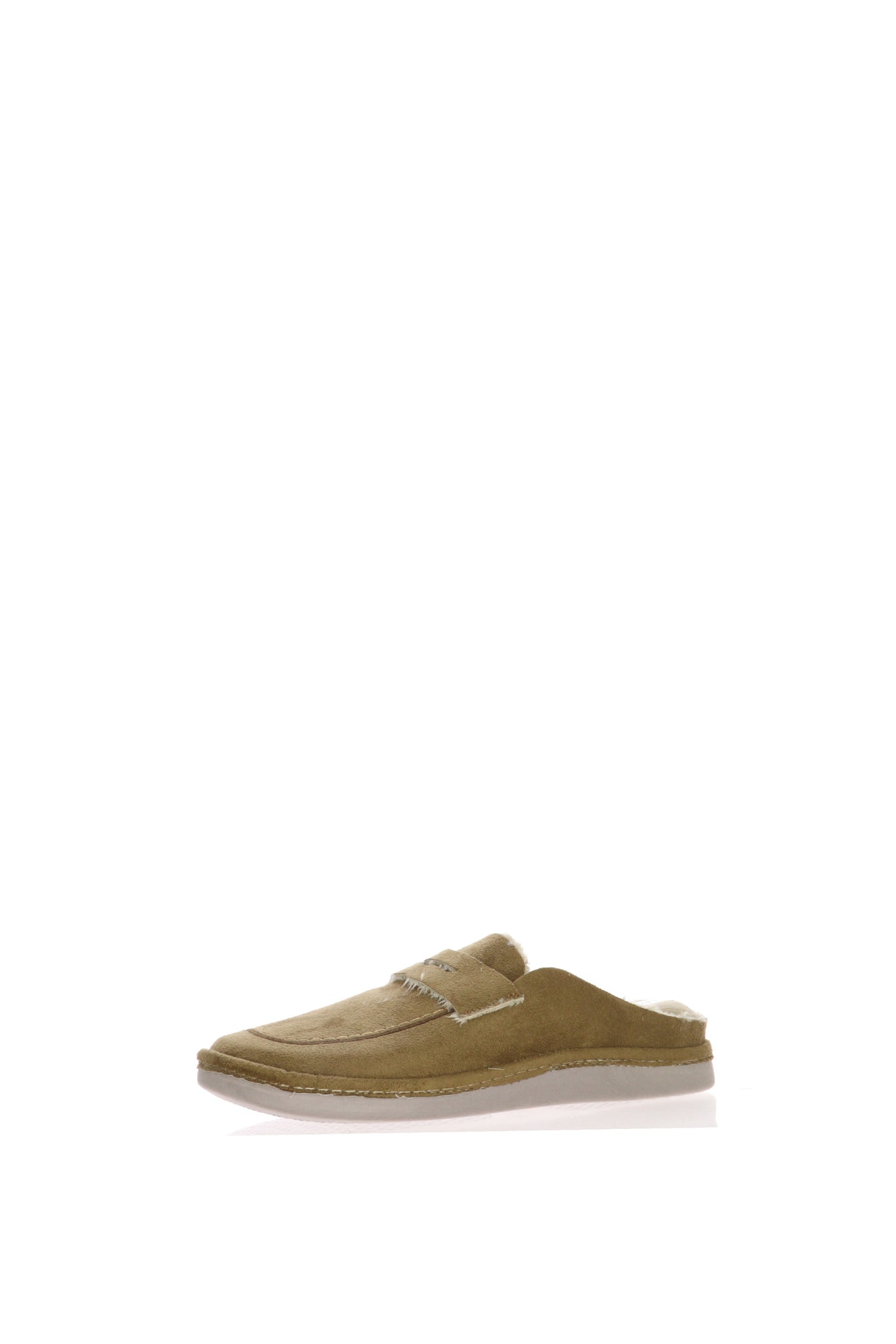 Pantofola calda beige e grigia 2