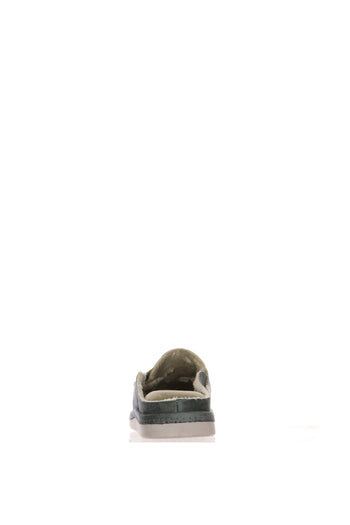 Pantofola calda beige e grigia - 5