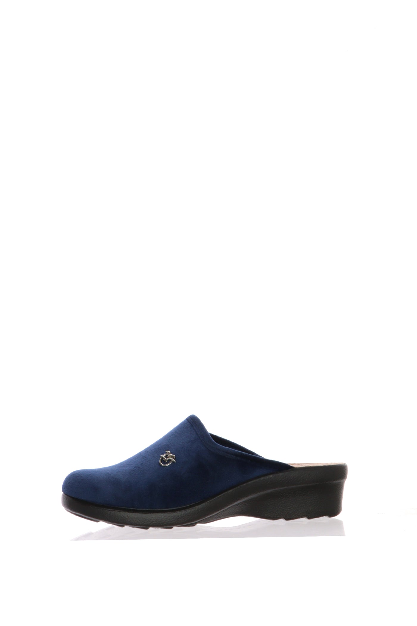 Pantofola in panno blu e avio plantare anatomico Fly Flot 2