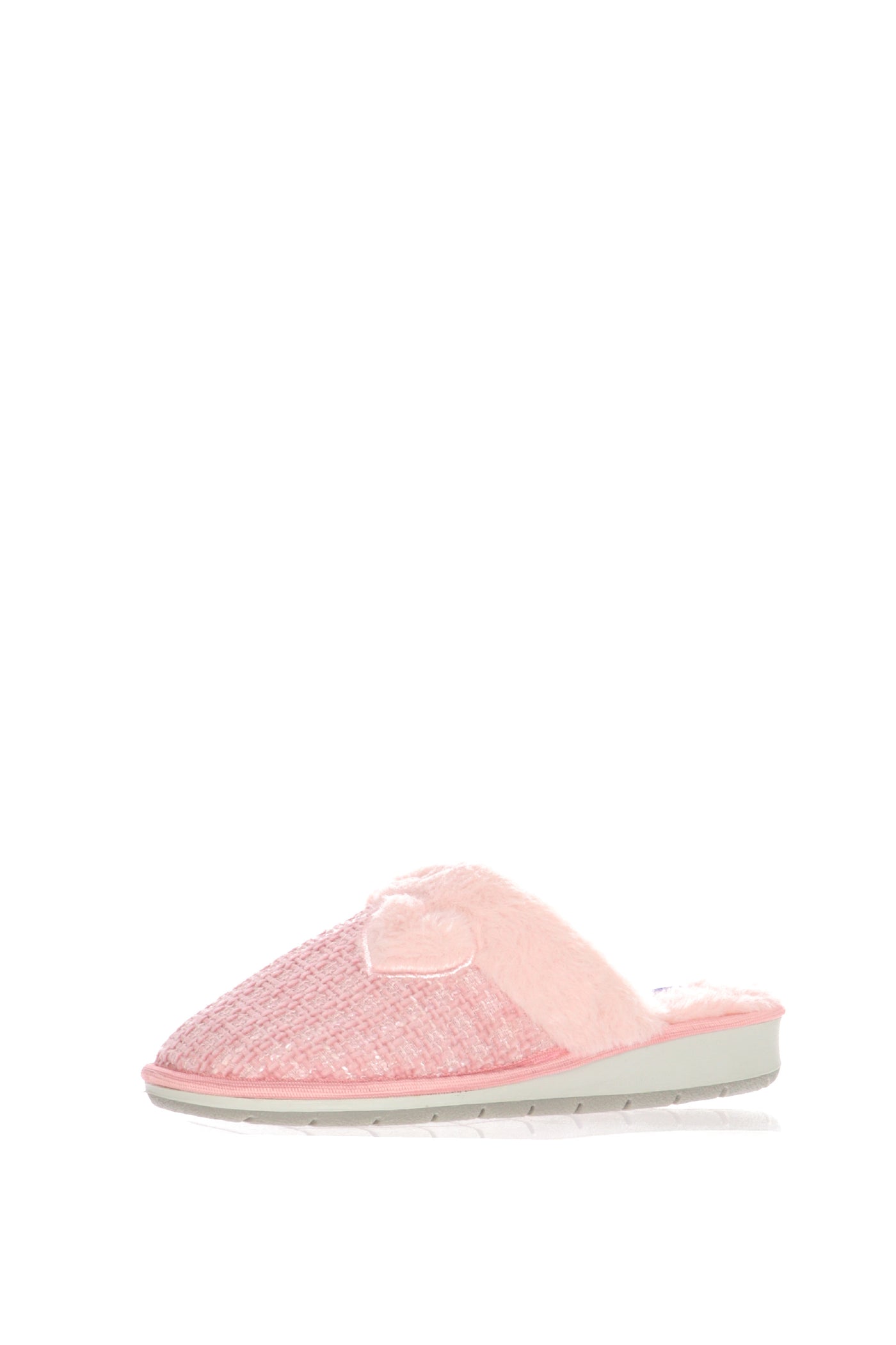 Pantofola in panno donna con pelliccia Inblu lb96 2