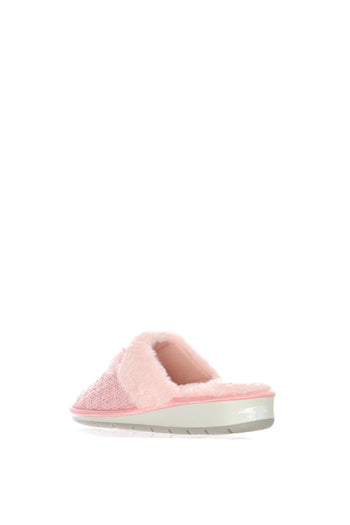 Pantofola in panno donna con pelliccia Inblu lb96 - 4