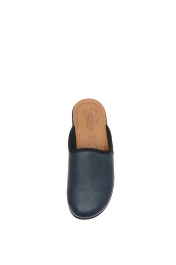 Pantofola invernale uomo blu in pelle Fly Flot 7502 - 4