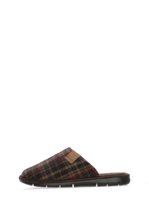 Pantofola uomo tartan multicolore - 1