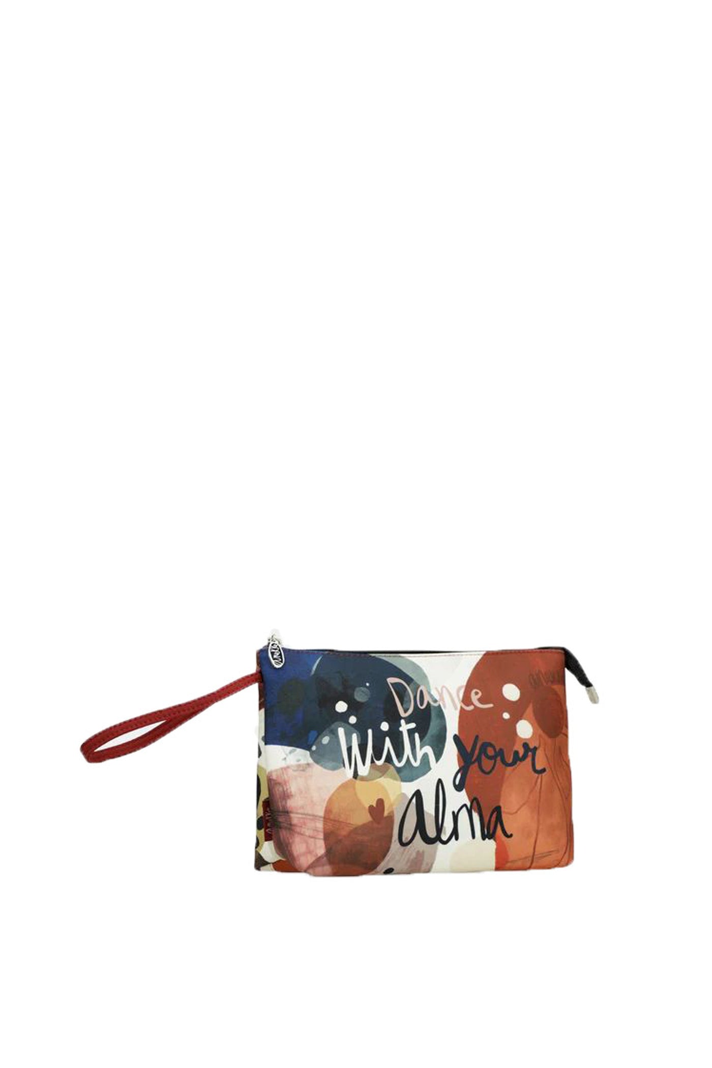 Pochette grande in tessuto Anekke