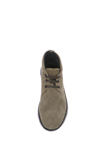 Polacchino camoscio blu e visone Frau - 5