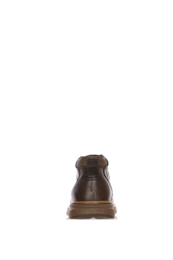 Polacchino in pelle marrone uomo - 5