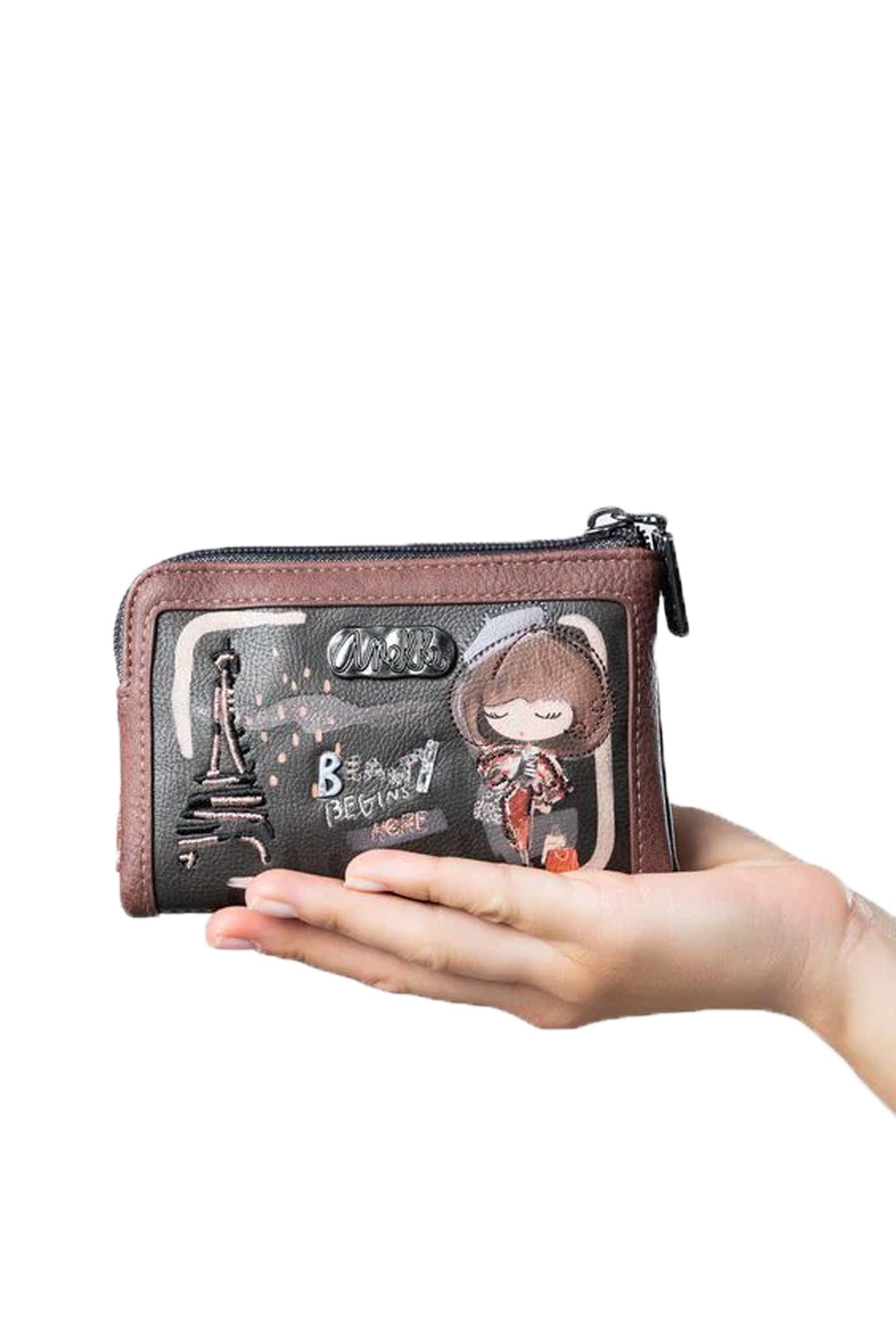 Portafogli medio flessibile RFID Mademoiselle Anekke 2