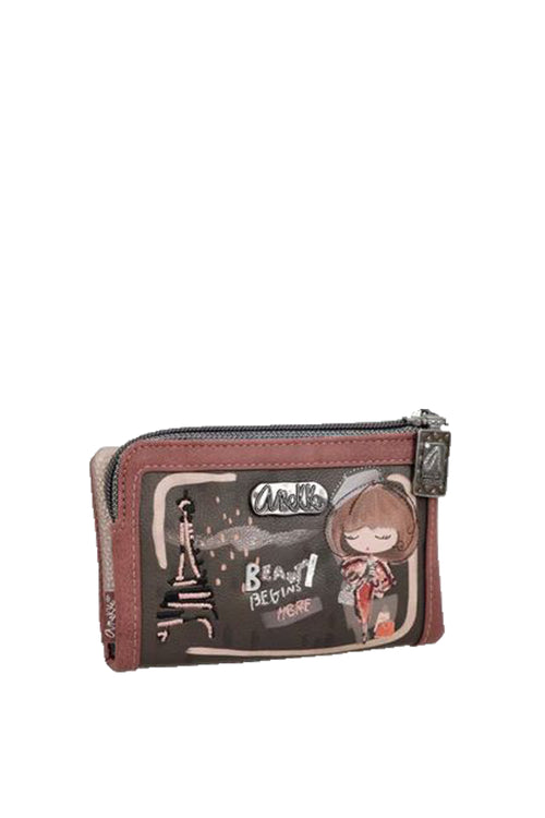 Portafogli medio flessibile RFID Mademoiselle Anekke - 1