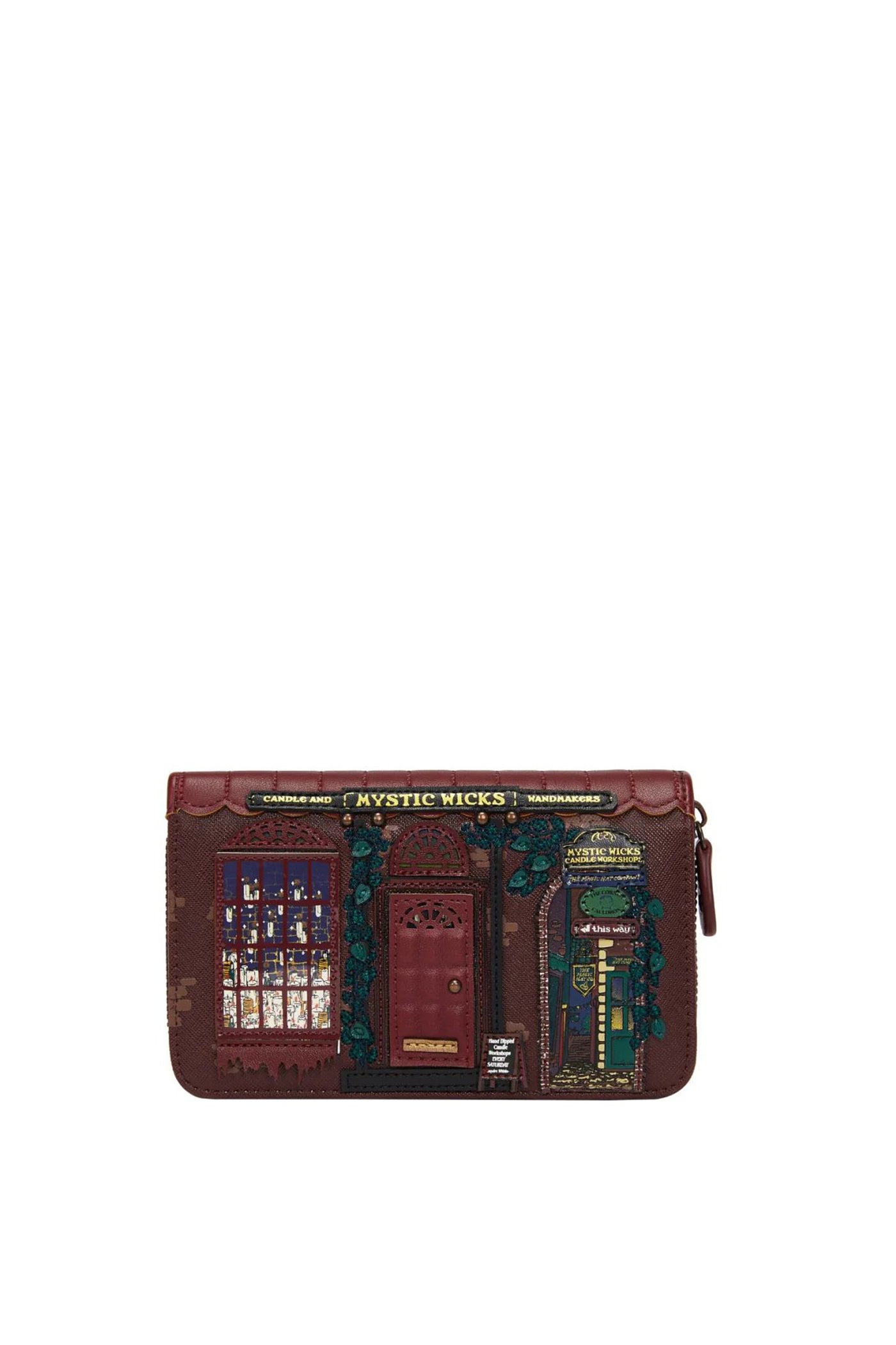 Portafoglio da Donna con Zip Mystic Wicks Candle and Wandmakers