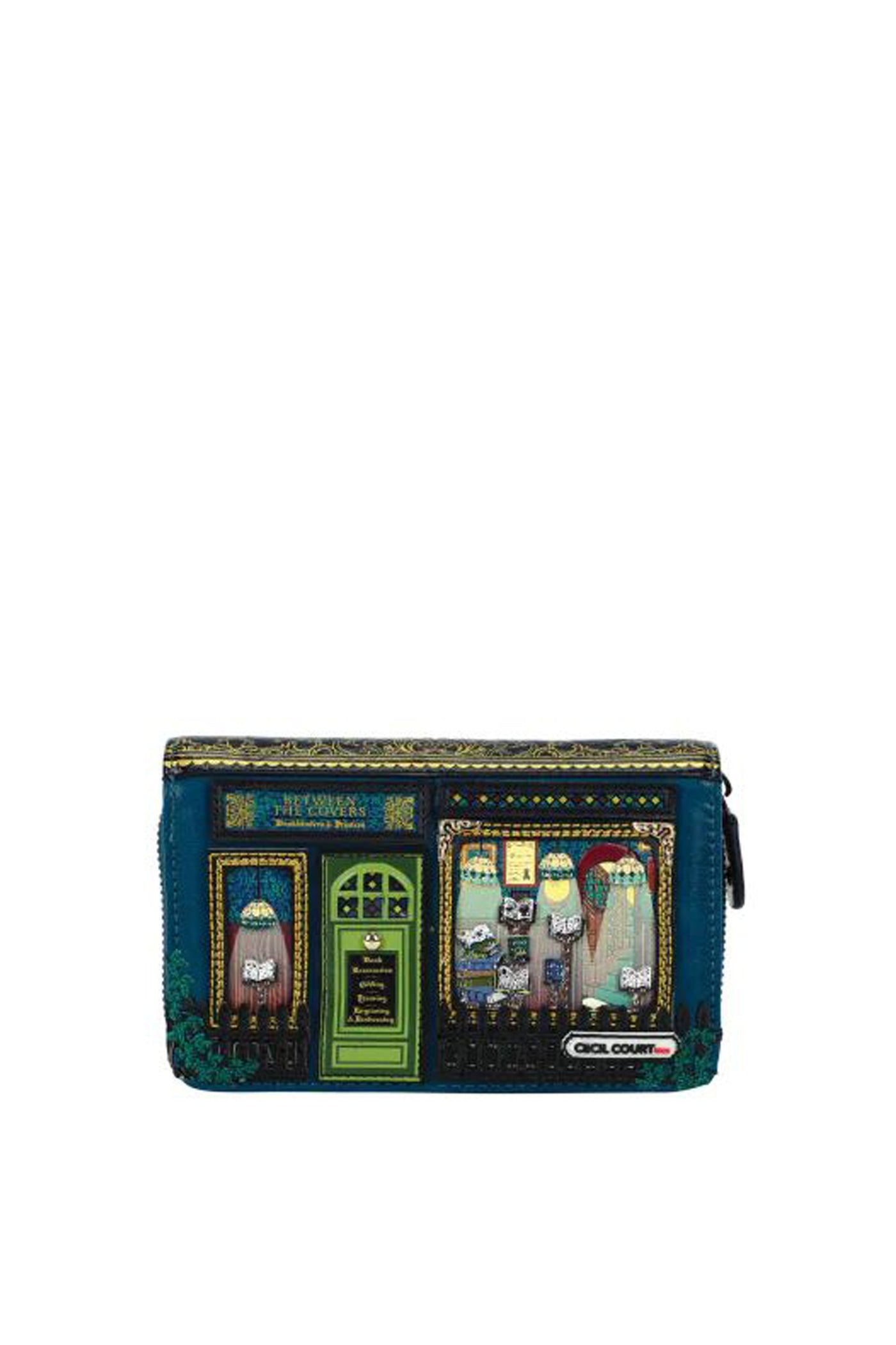 Portafoglio da Donna con Zip Between the Covers Bookbinders