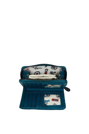 Portafoglio da Donna con Zip Between the Covers Bookbinders - 4