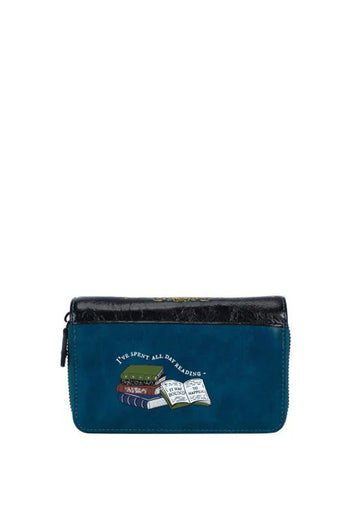 Portafoglio da Donna con Zip Between the Covers Bookbinders - 5