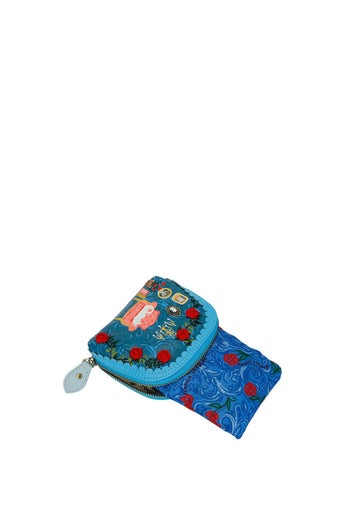 Portamonete Con Clip e Borsa Shopper pieghevole Vendula Vintage Rose - 4