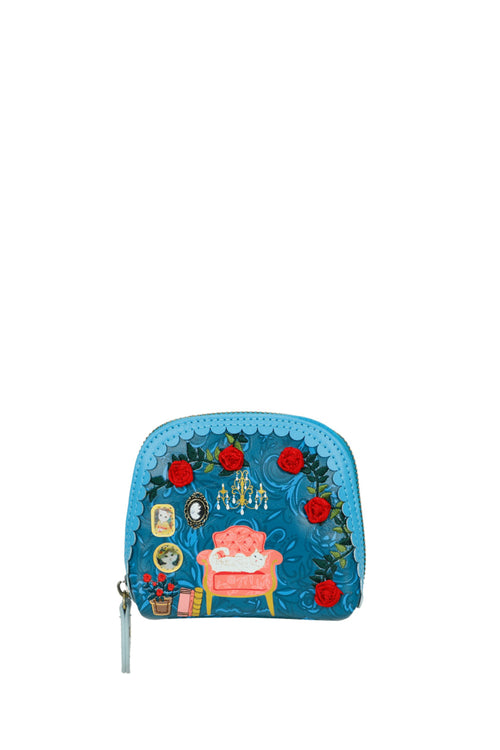 Portamonete Con Clip e Borsa Shopper pieghevole Vendula Vintage Rose - 1