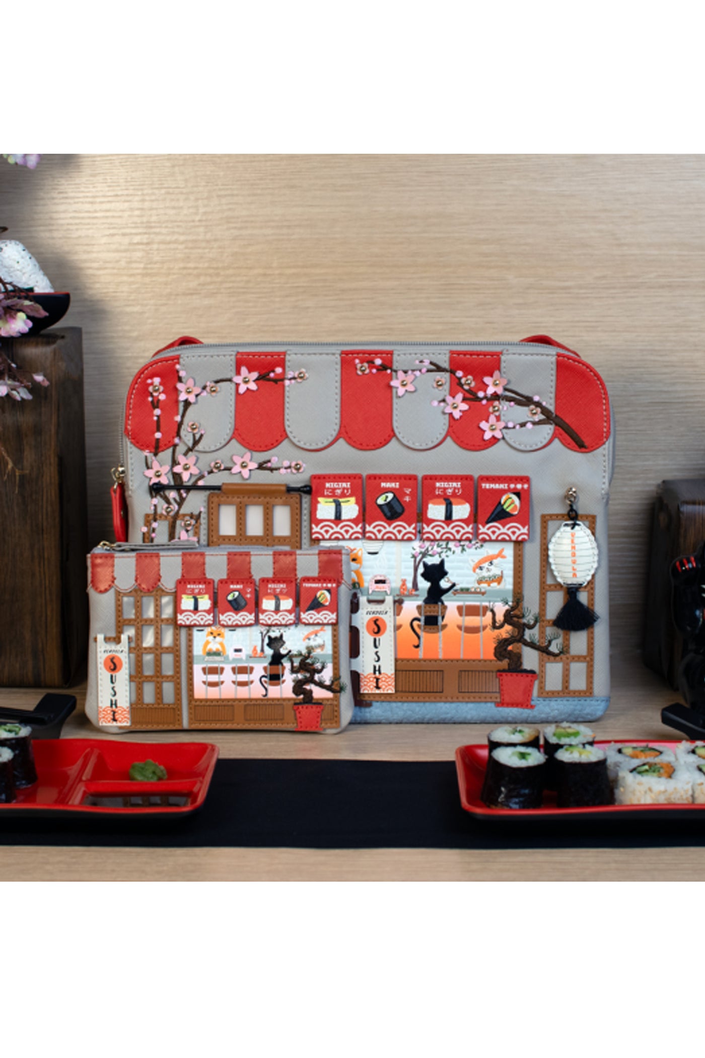 Portamonete Con Zip Vendula Sushi 2