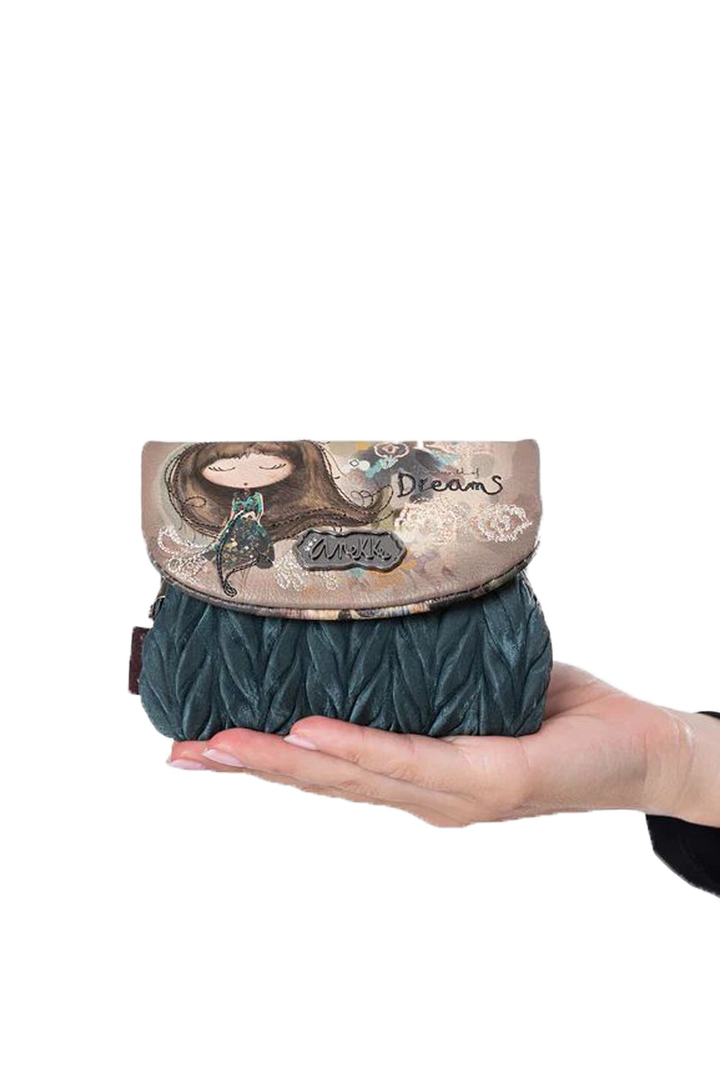 Portamonete con patta Real Anekke 2