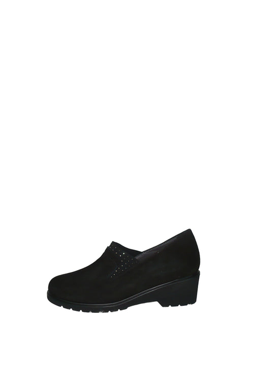 Slip on in renna nero con elastico centrale Melluso dal 34 al 44 - 2