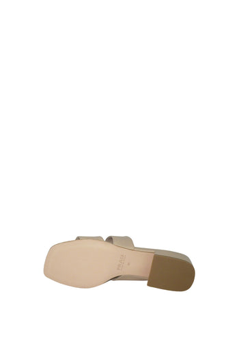 Sabot in pelle a doppia fascia Frau - 4