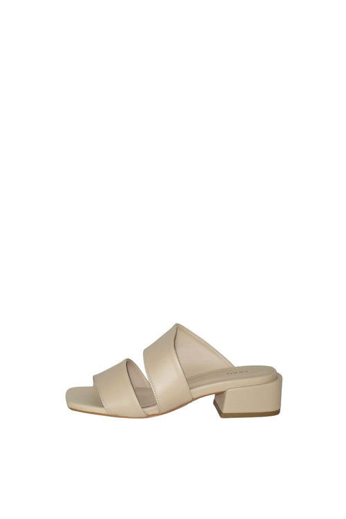 Sabot in pelle a doppia fascia Frau - 1
