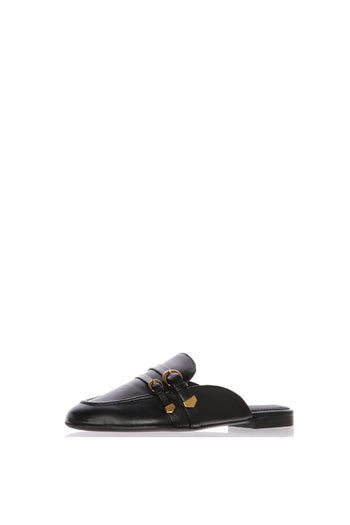 Sabot mules in pelle nera - 3