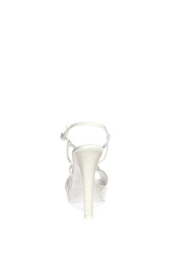 Sandalo Sposa tacco alto doppio in Swarovski Joel - 7