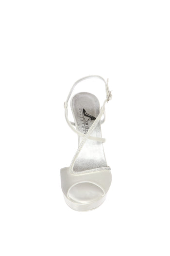 Sandalo Sposa tacco alto doppio in Swarovski Joel - 8