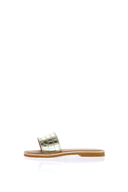 Sandalo a fascia pelle platino donna dal 32 al 45 Sandra Calzature - 1