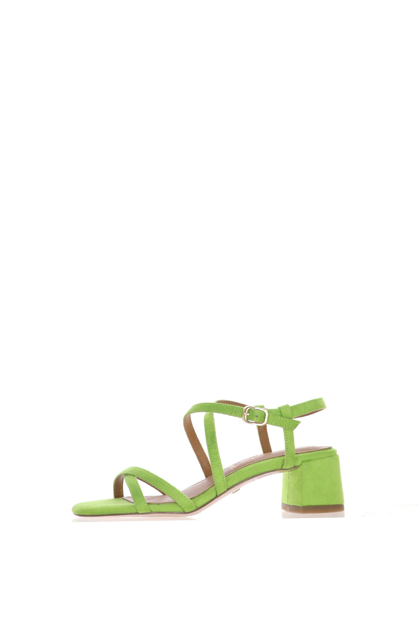 Sandalo colorato fucsia e verde