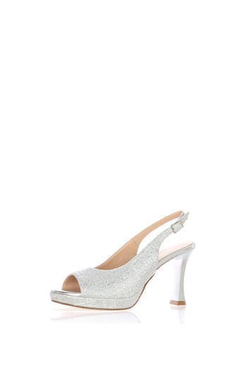 Sandalo elegante in tessuto glitter Soffice Sogno - 4