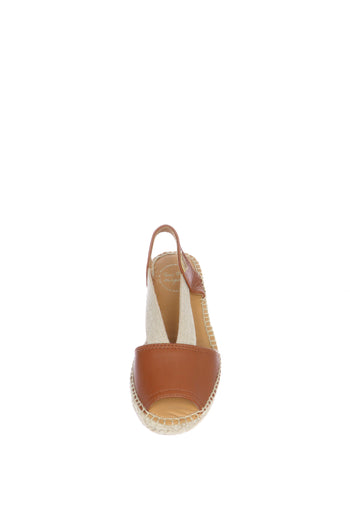 Sandalo espadrillas in pelle cuoio Toni Pons - 4