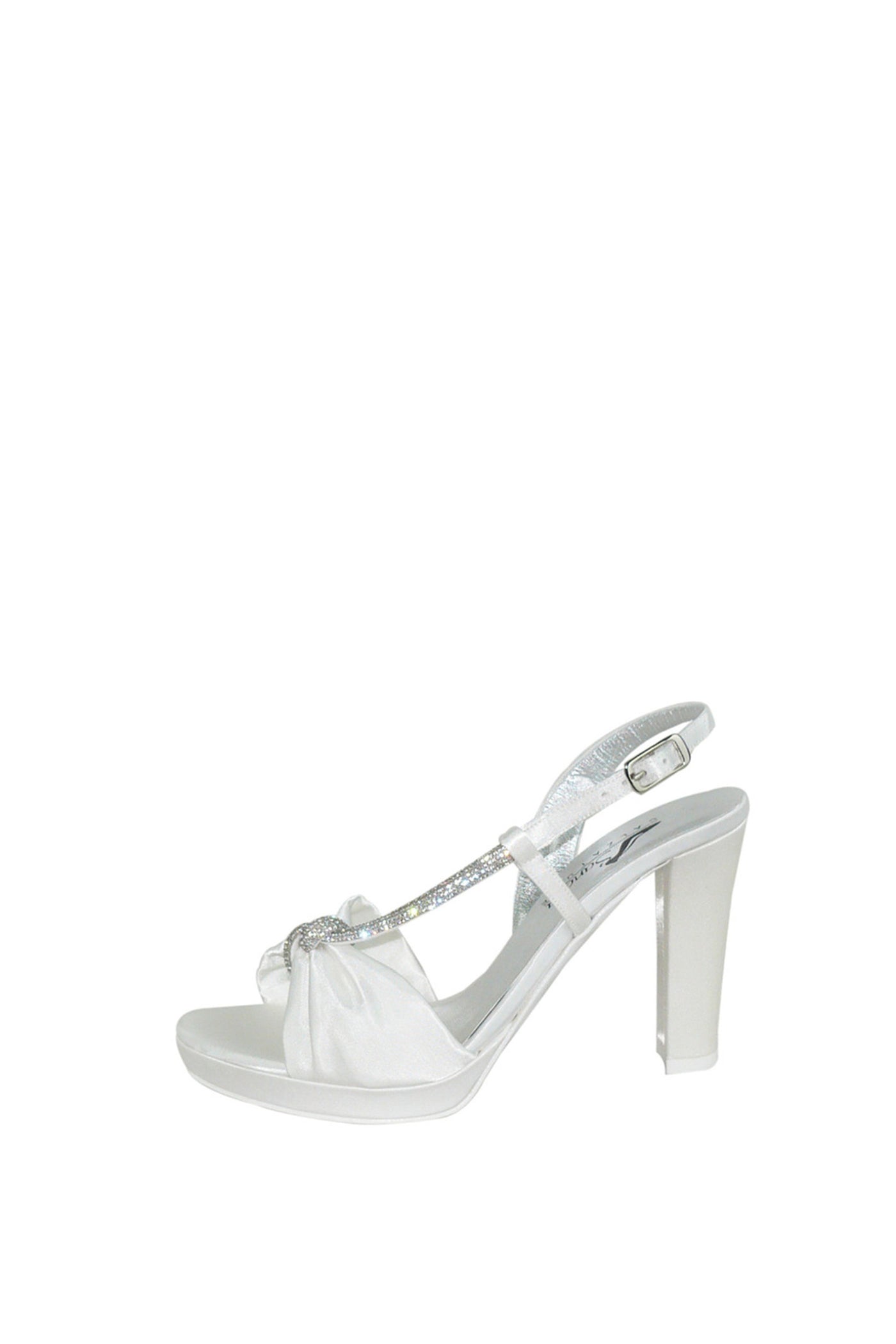 Sandalo gioiello in raso Denise 90