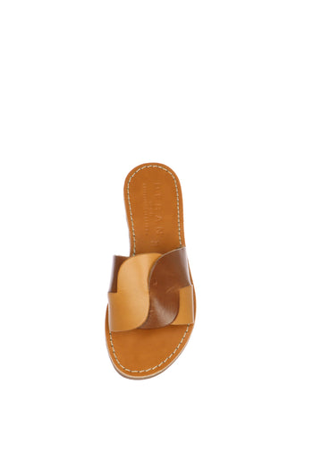Sandalo in cuoio senza cinturino n 34 e 42 donna Deran 291 - 4