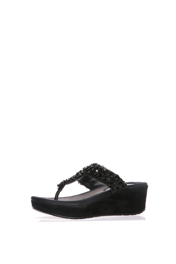 Sandalo infradito con perline fascia regolabile Cinzia Soft - 3