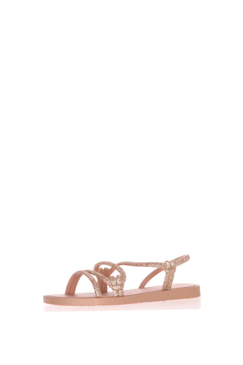 Sandalo mare beige rosa e nero Ipanema - 4