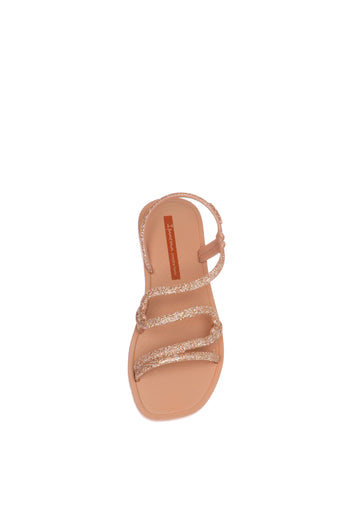 Sandalo mare beige rosa e nero Ipanema - 7