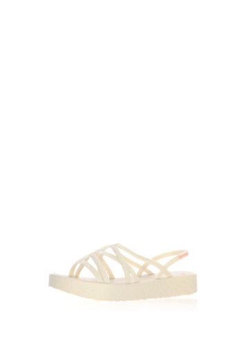 Sandalo mare rosa beige e rossa  in gomma Ipanema - 3