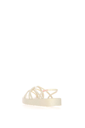 Sandalo mare rosa beige e rossa  in gomma Ipanema - 5