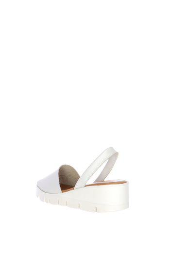 Sandalo minorchine in pelle cuoio o bianco Cinzia Soft - 3