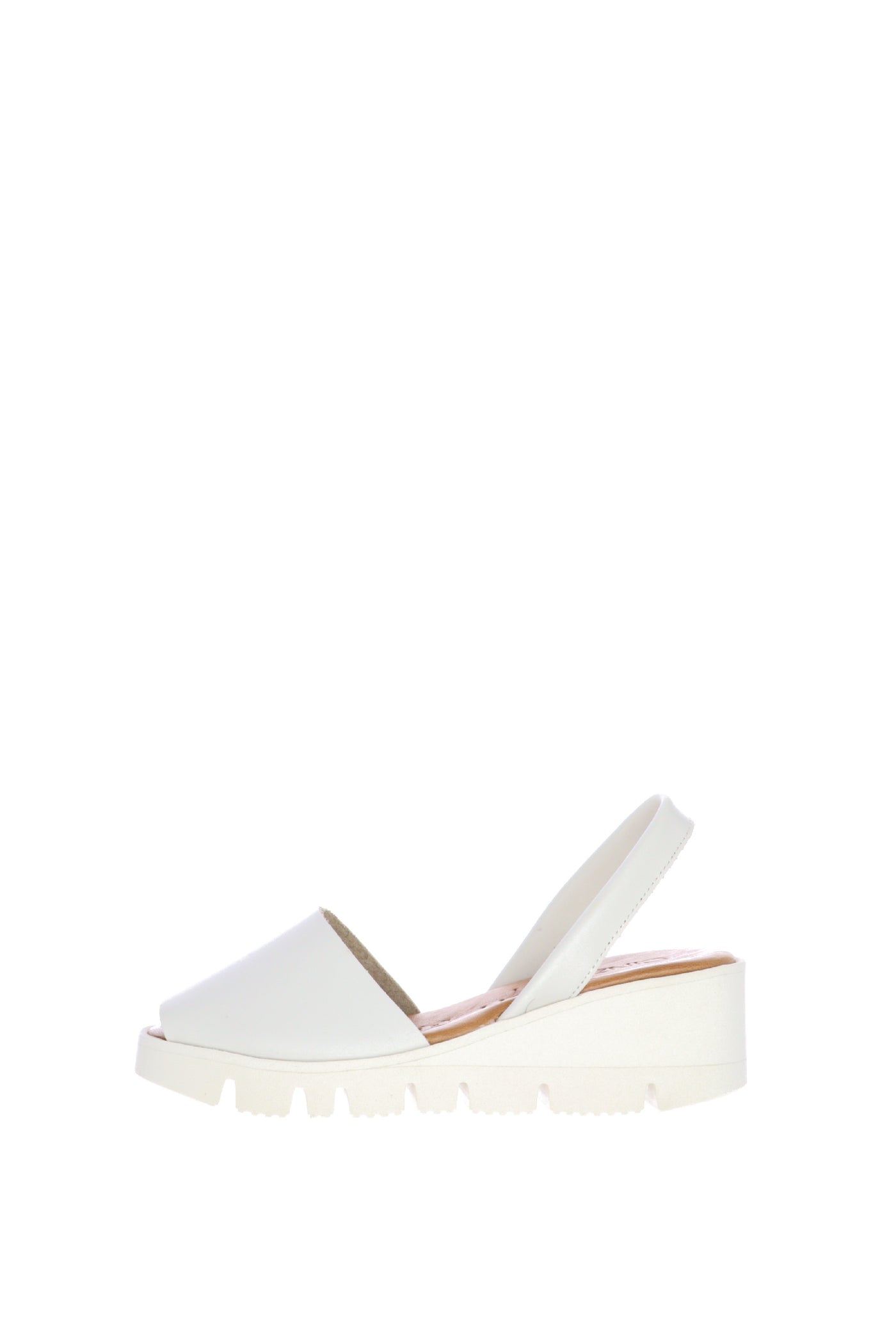 Sandalo minorchine in pelle cuoio o bianco Cinzia Soft