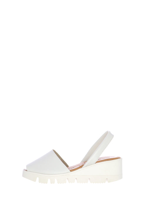 Sandalo minorchine in pelle cuoio o bianco Cinzia Soft - 1