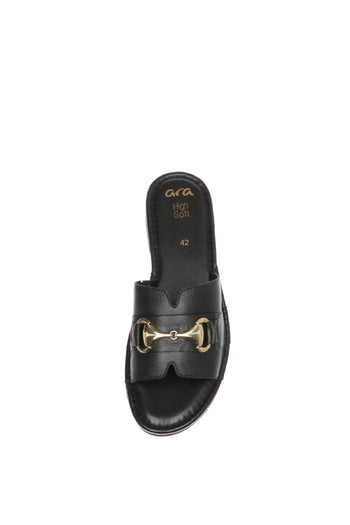 Sandalo mules con fibia - 5