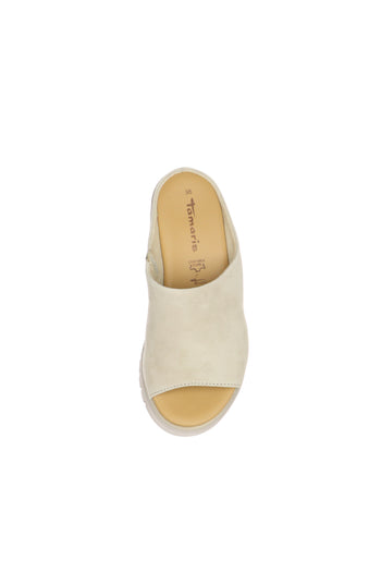 Sandalo mules platform  nero e beige - 12